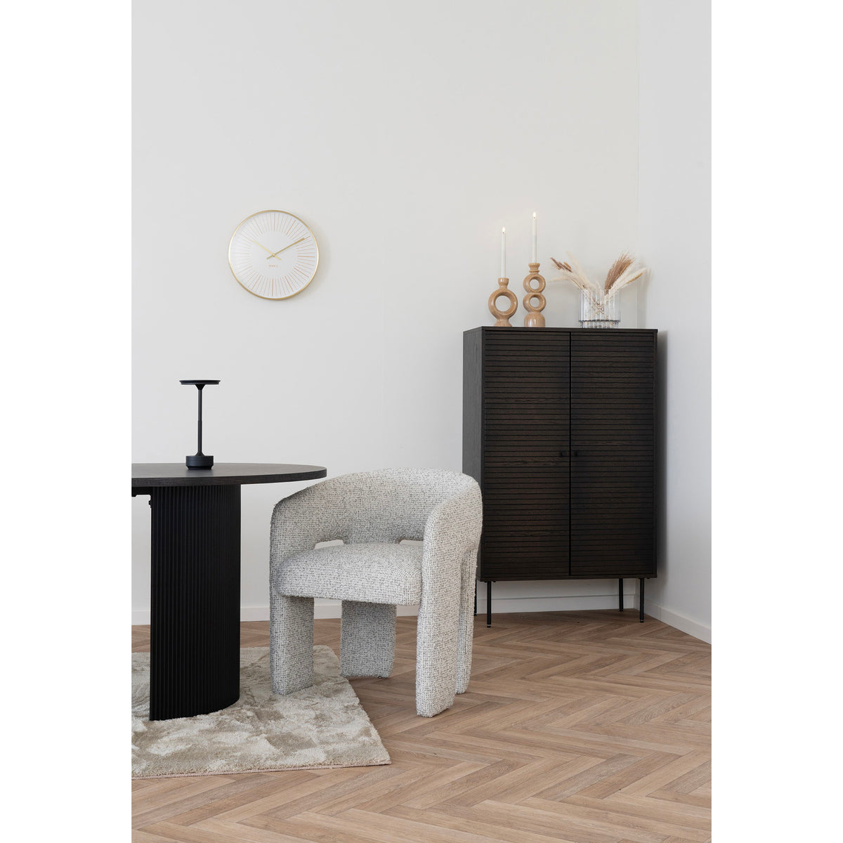 Scaun de dining, natur, HN1297
