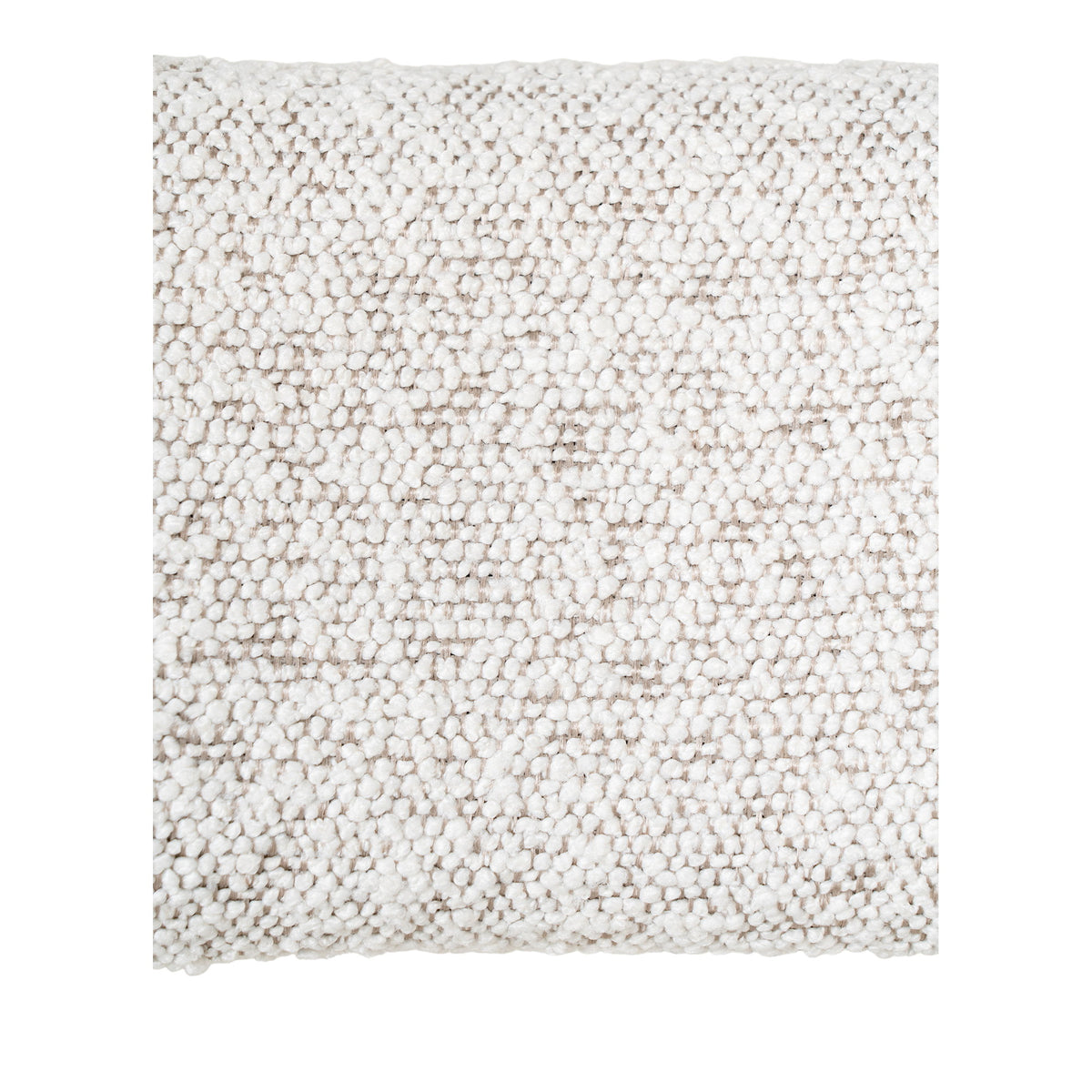 Scaun de dining, bouclé, alb, picioare negre, HN1270