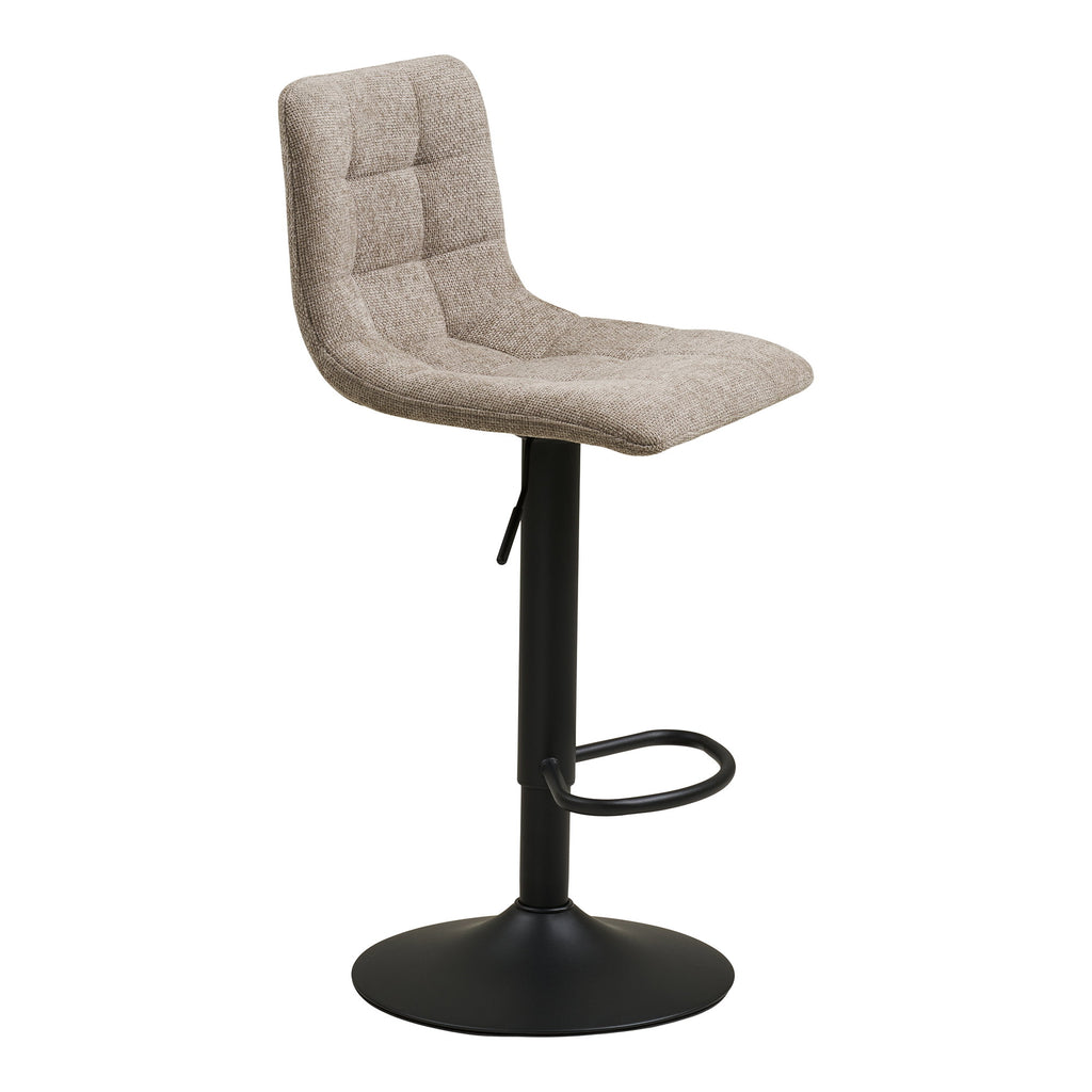 Scaun de bar, gri, picioare negre, HN1272