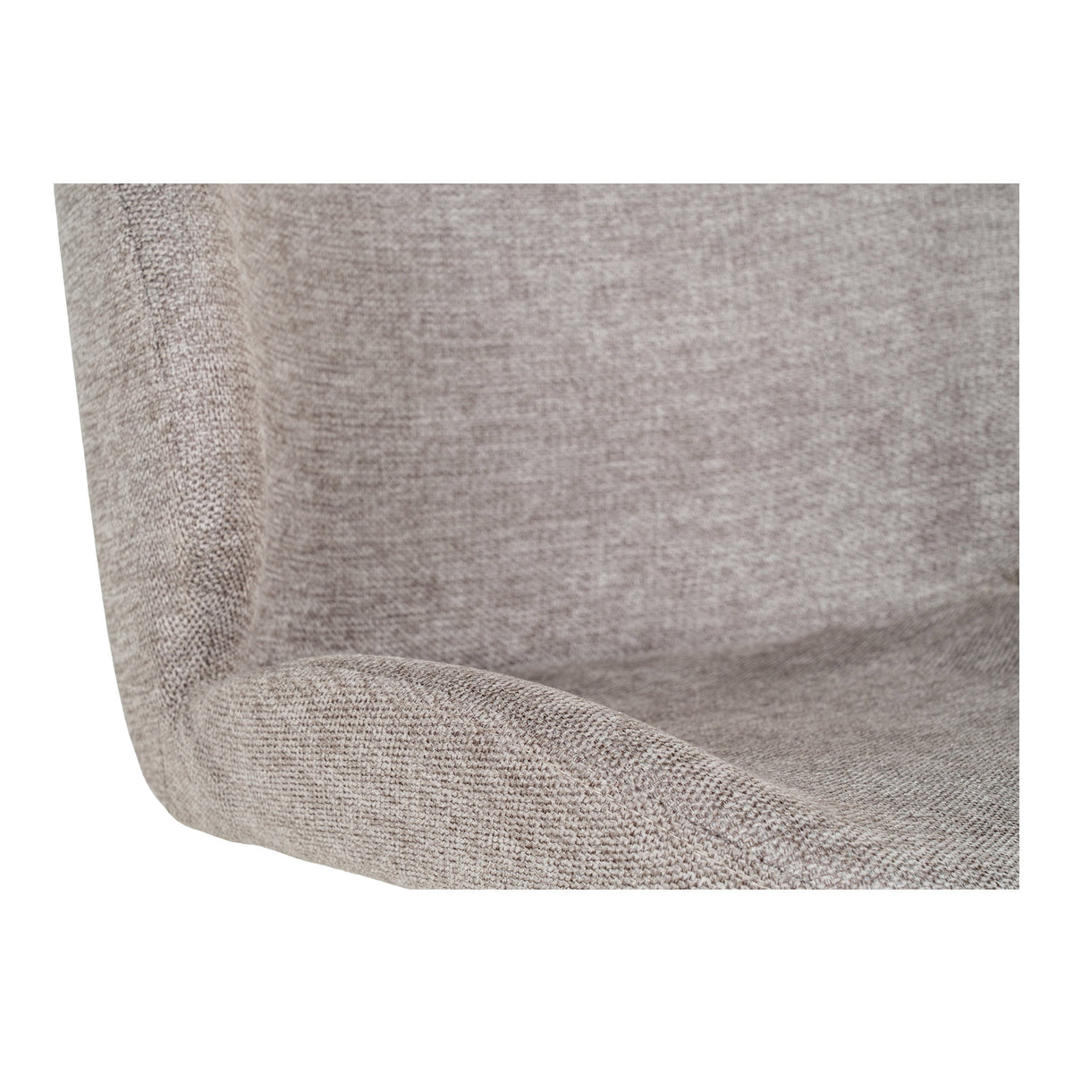 Scaun de dining rotativ, culoarea pietrei, picioare negre, HN1030