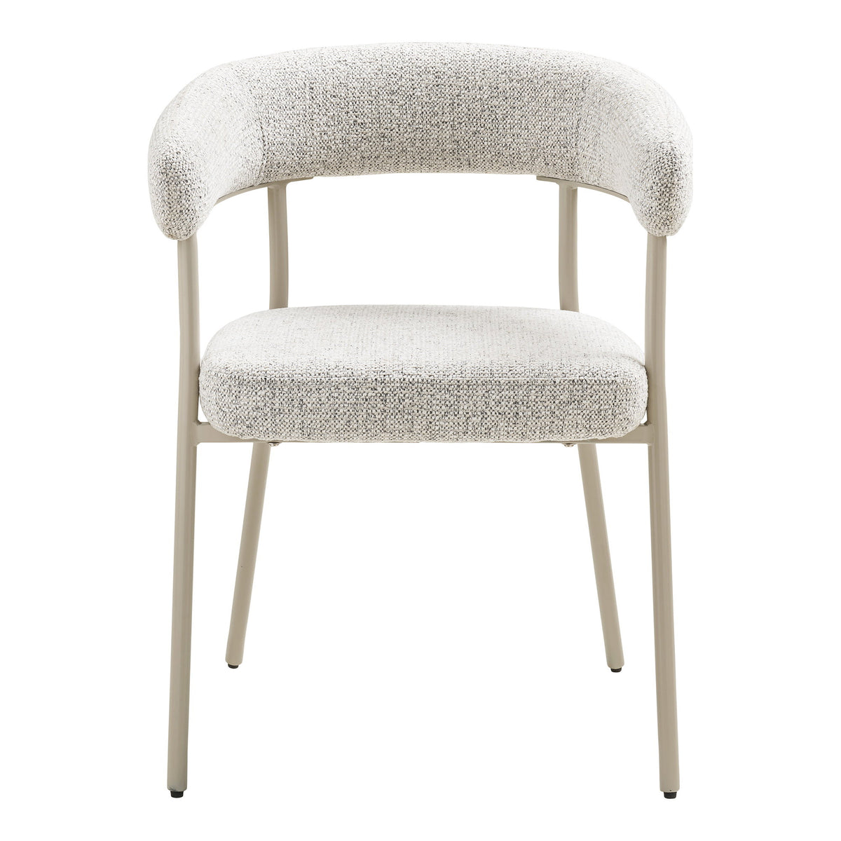Scaun de dining, nisipiu, picioare gri, HN1284