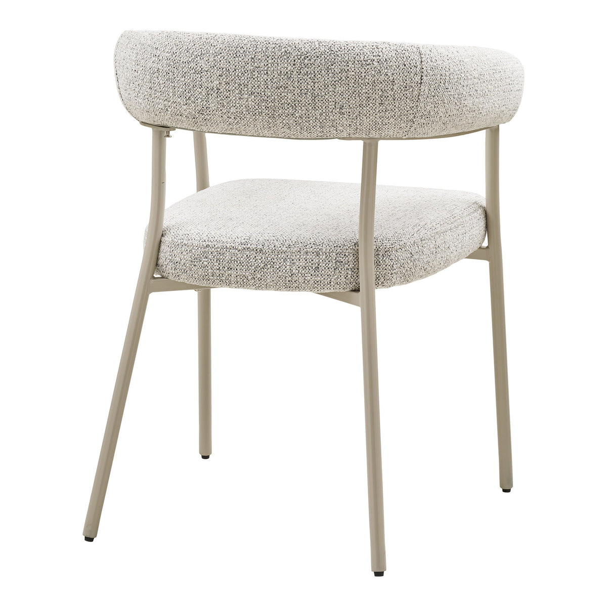 Scaun de dining, nisipiu, picioare gri, HN1284