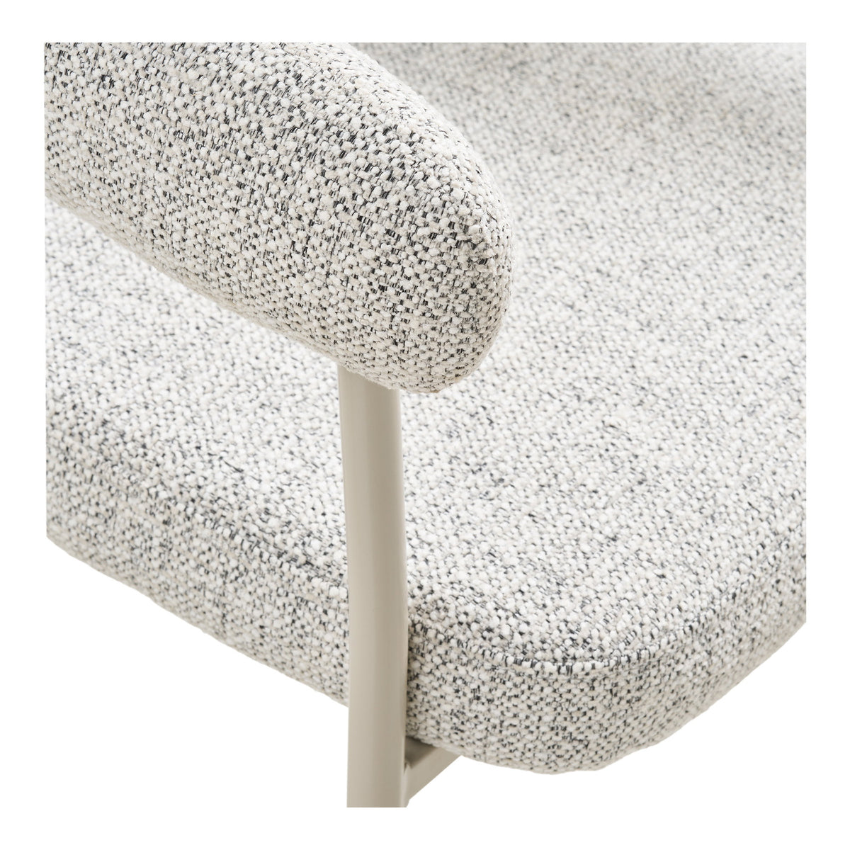 Scaun de dining, nisipiu, picioare gri, HN1284