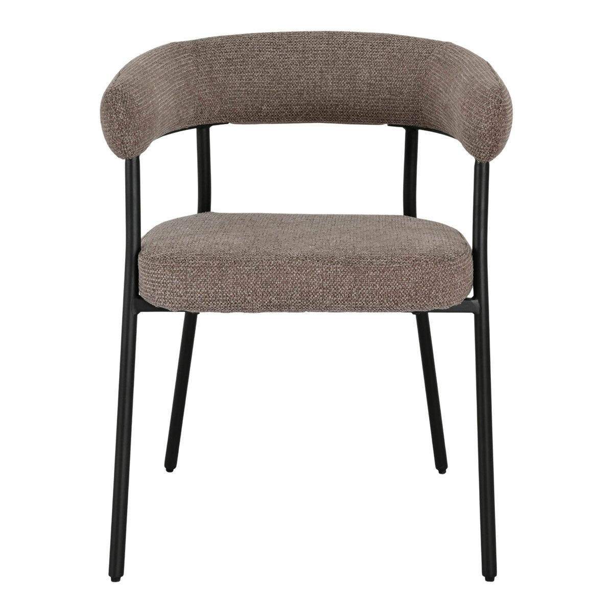 Scaun de dining, maro, picioare negre, HN1314