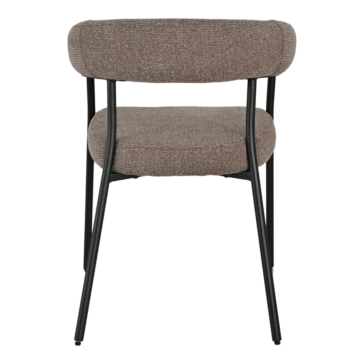 Scaun de dining, maro, picioare negre, HN1314