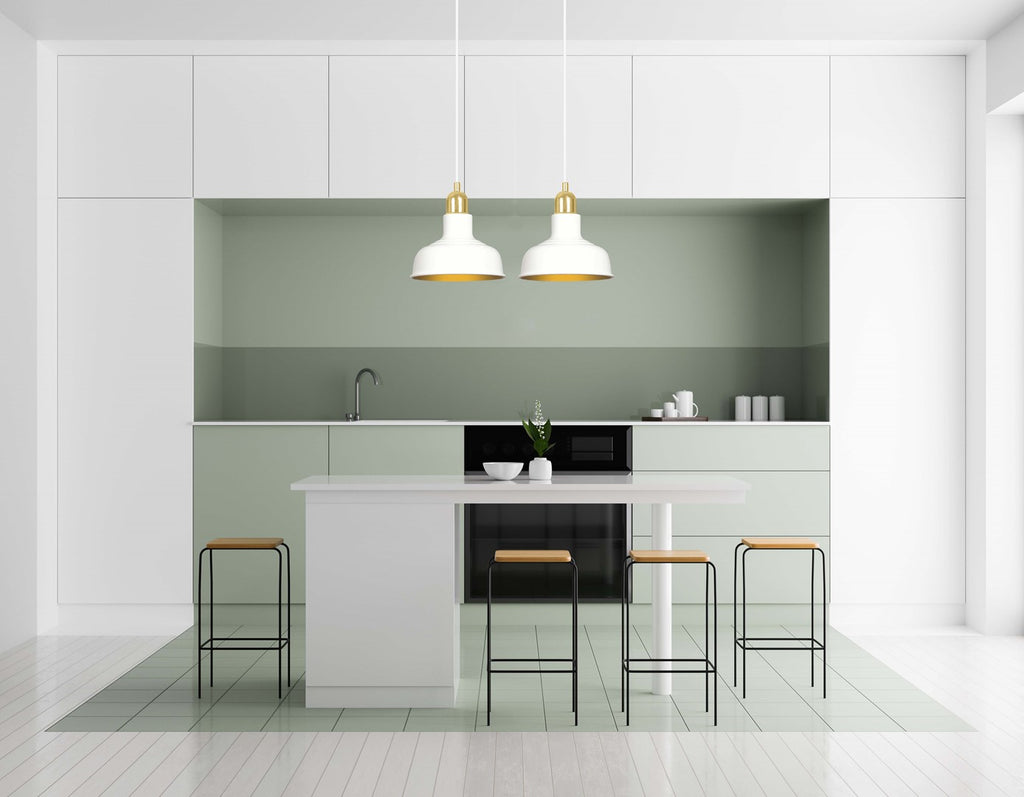 Lampa suspendata metalica alba stil loft 2 lumini Ibor
