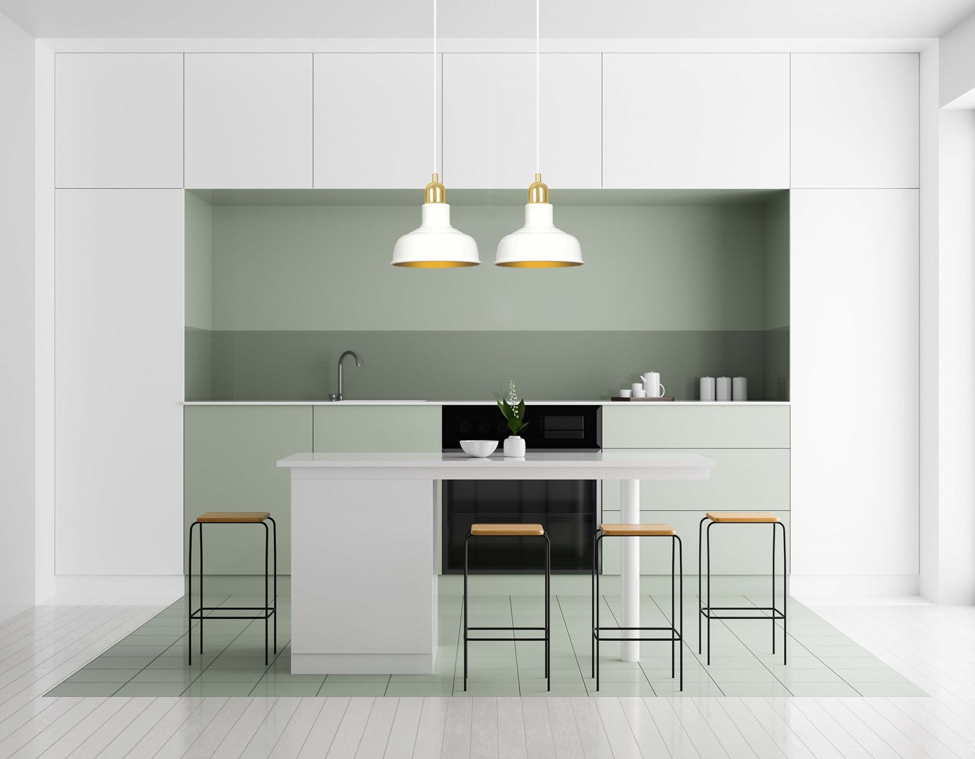 Lampa suspendata metalica alba stil loft 2 lumini Ibor