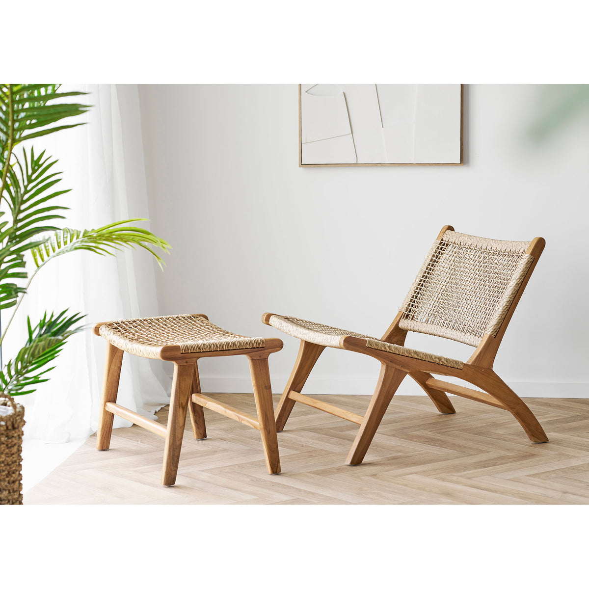 Scaun, natur, picioare din tec