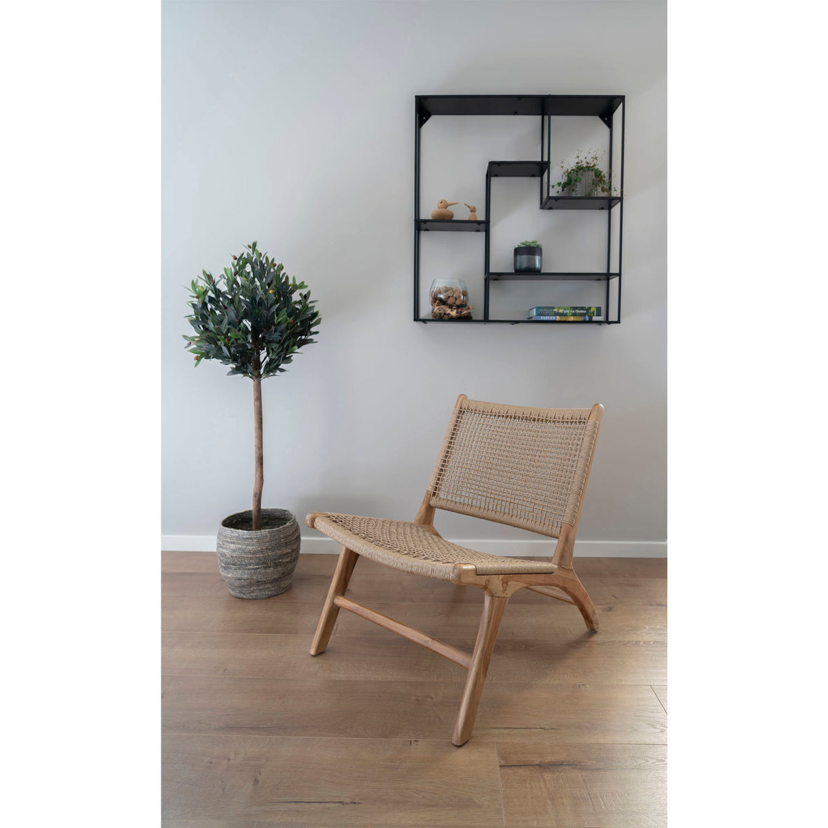 Scaun, natur, picioare din tec