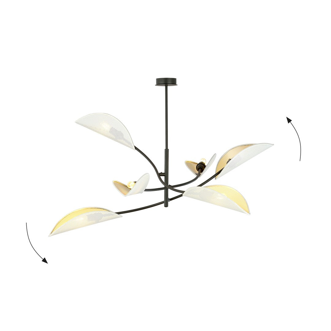 LOTUS 6 WHITE/GOLD