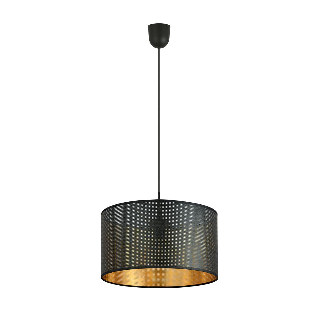 Lampa suspendata cu abrajur negru Aston