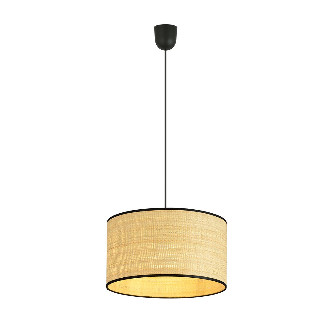 Lampa suspendata cu abrajur ratan Aston