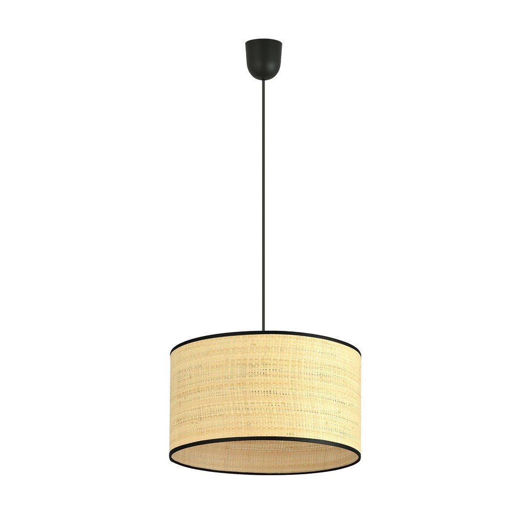 Lampa suspendata cu abrajur ratan Aston