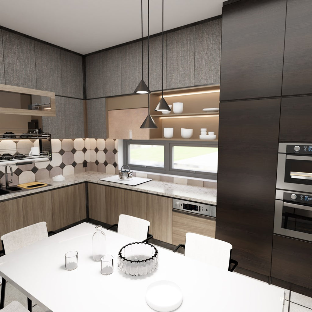 Lampa suspendata conica neagra 3 lumini Elit