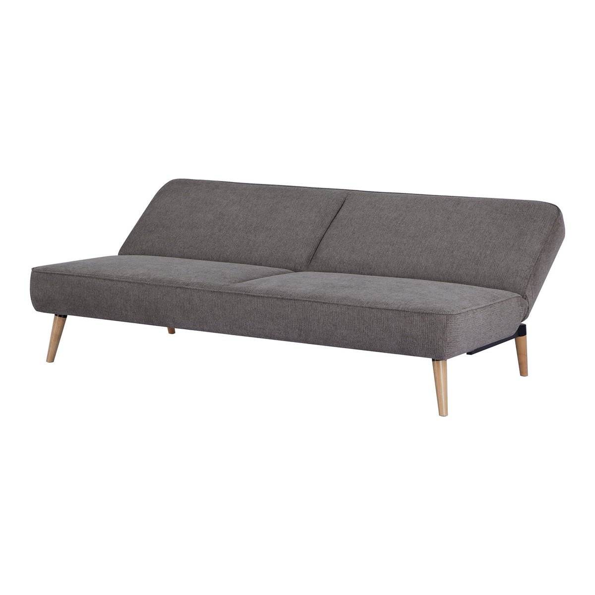 Canapea extensibilă, maro, picioare natur, HN1080