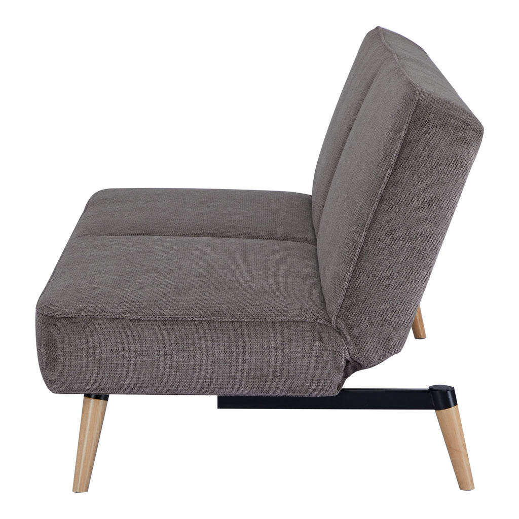 Canapea extensibilă, maro, picioare natur, HN1080