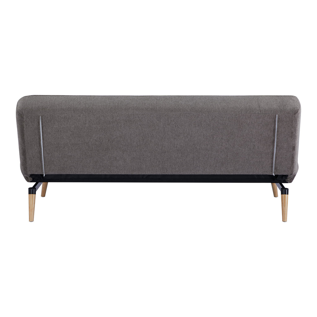 Canapea extensibilă, maro, picioare natur, HN1080