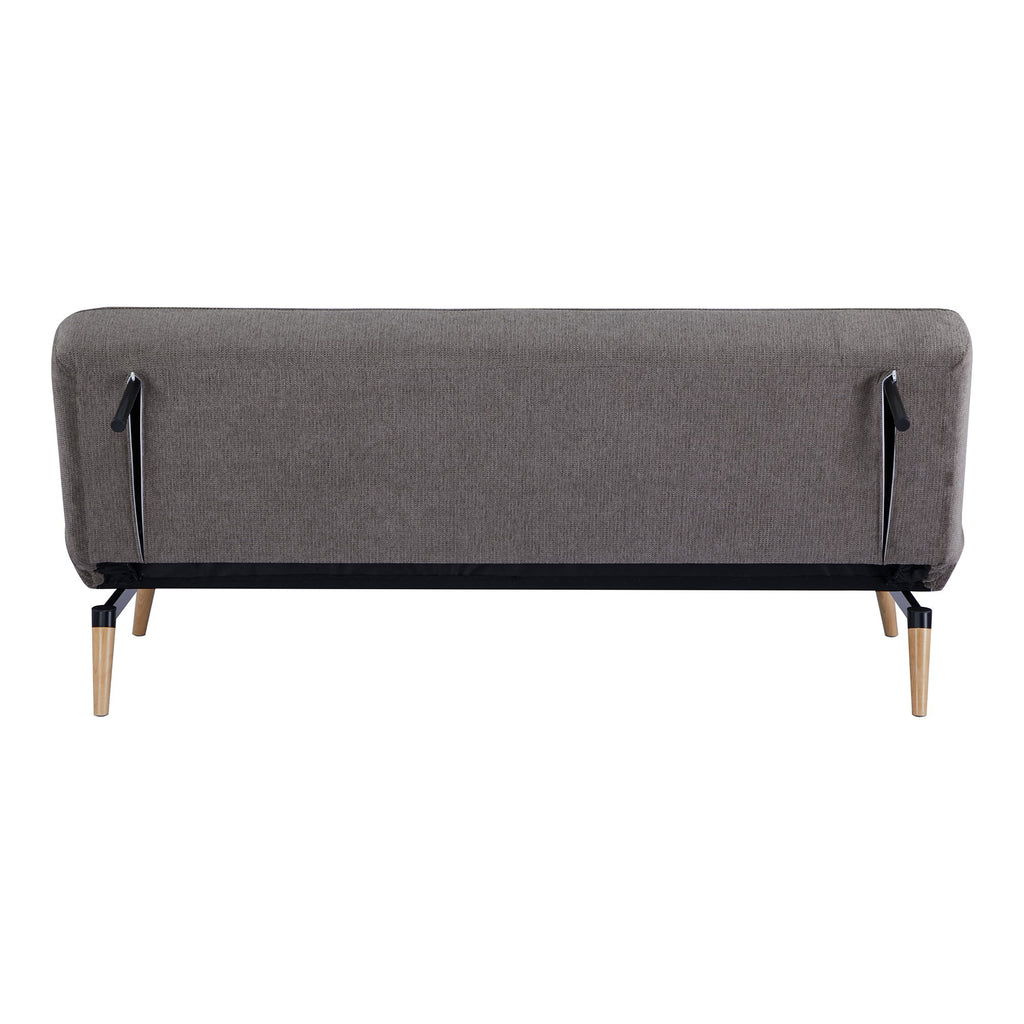 Canapea extensibilă, maro, picioare natur, HN1080