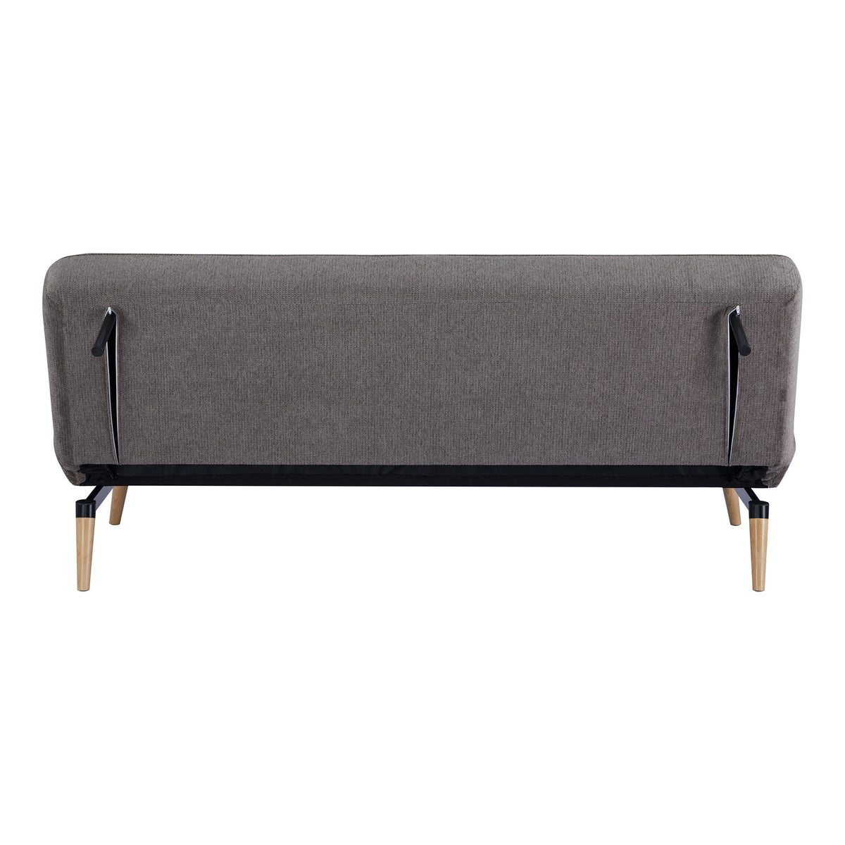 Canapea extensibilă, maro, picioare natur, HN1080