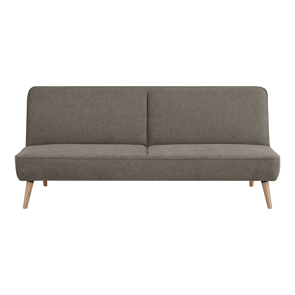 Canapea extensibilă, maro, picioare natur, HN1080
