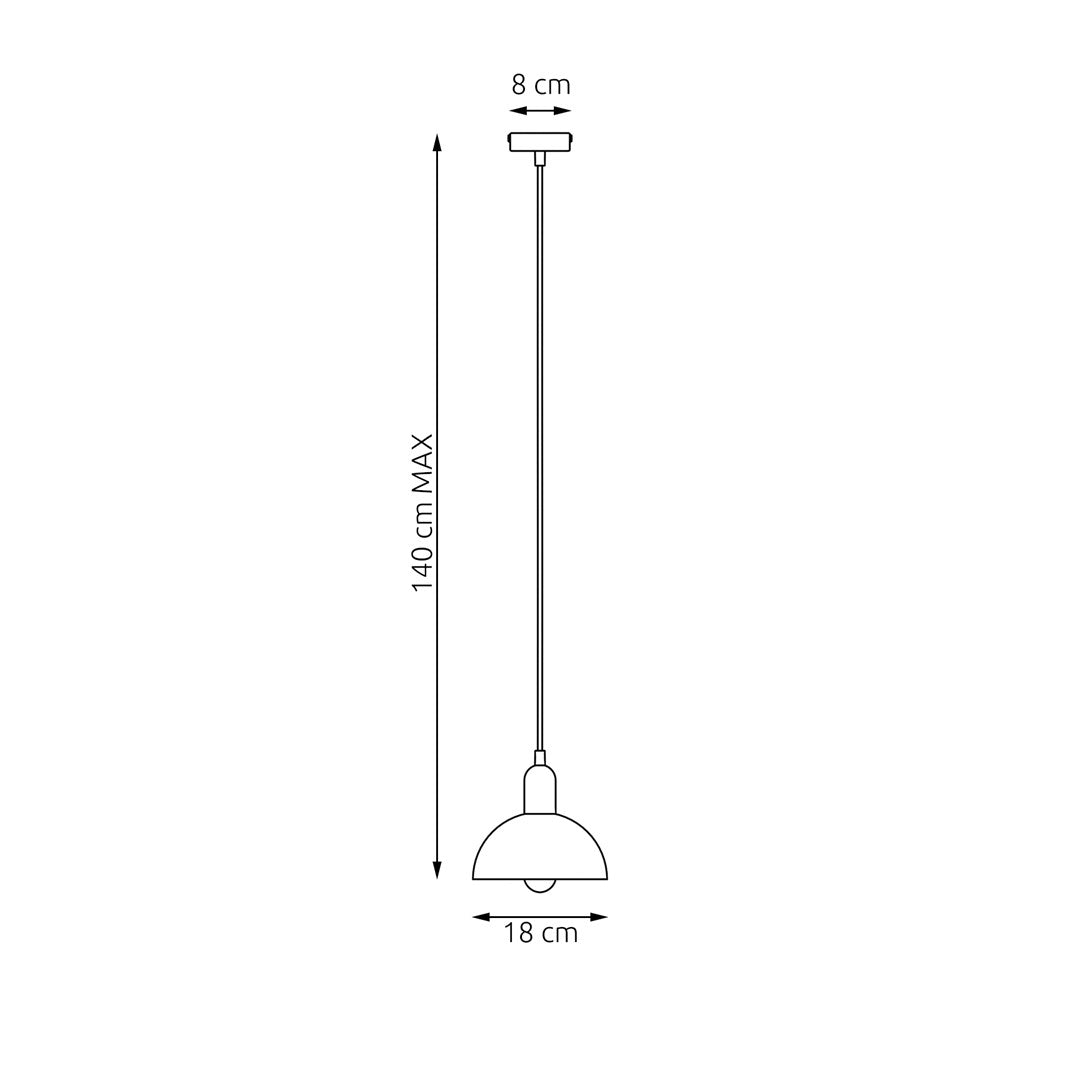 Lampa suspendata metalica alba semirotunda loft Moto