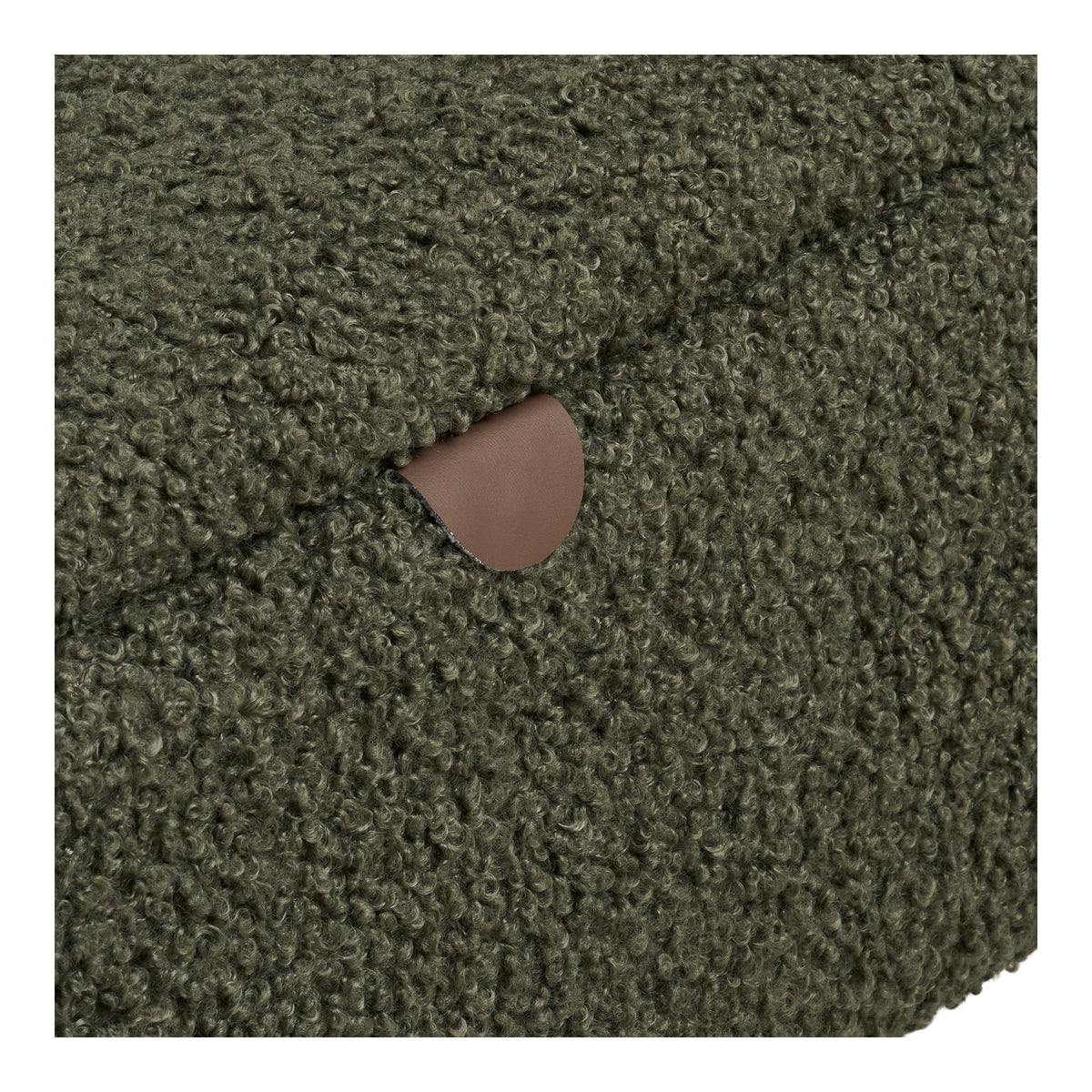 Bancă cu spațiu de depozitare, țesătură teddy, verde, 95x37x45 cm, HN1301