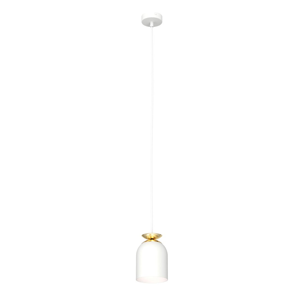 Lampa suspendata metalica alba loft-style Target