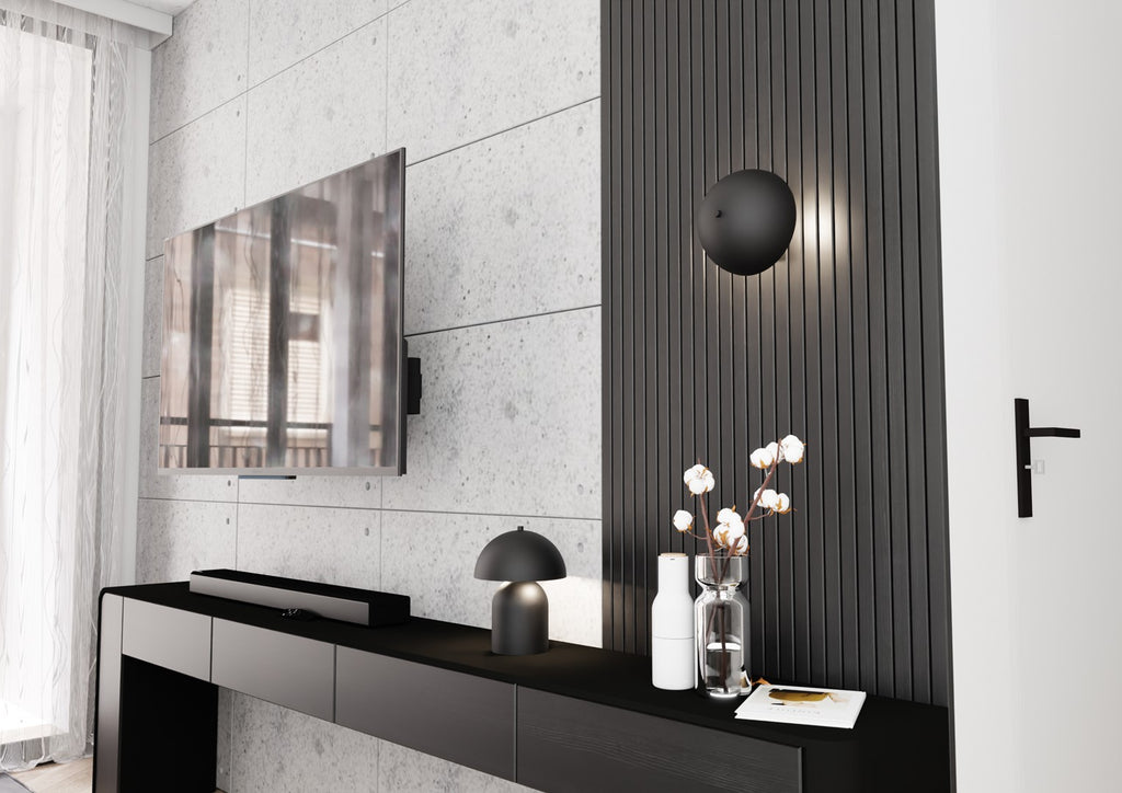 Veioza metalica neagra Mush