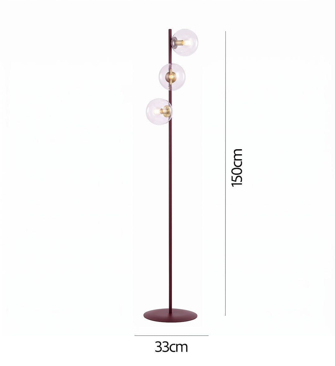 MAGNUS LP3 BURGUND TRANSPARENT