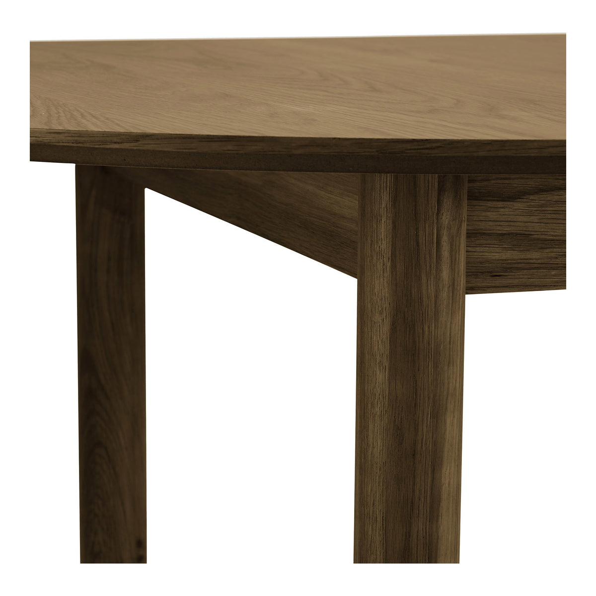 Masă de dining, furnir de stejar, fumuriu, include două extensii, 100x200-250-300x75 cm