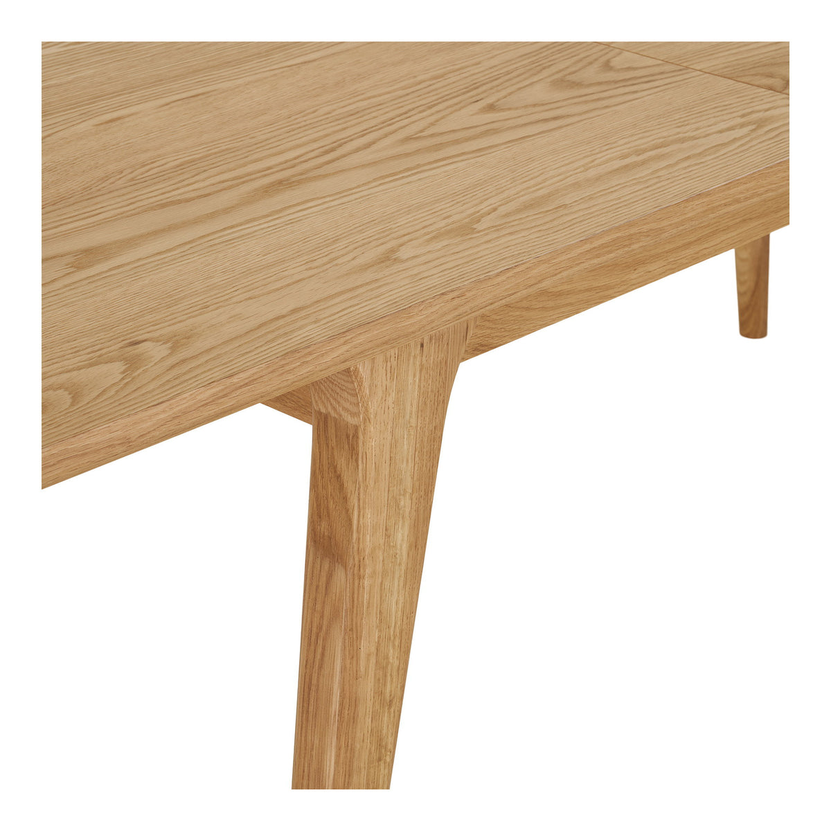 Masă de dining, furnir de stejar, natur, include o extensie, 90x180-230x75 cm