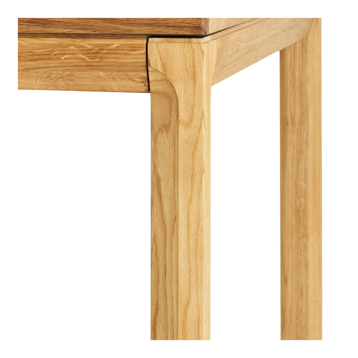Masă de dining, stejar, natur, include două extensii, 100x220-270-320x75 cm