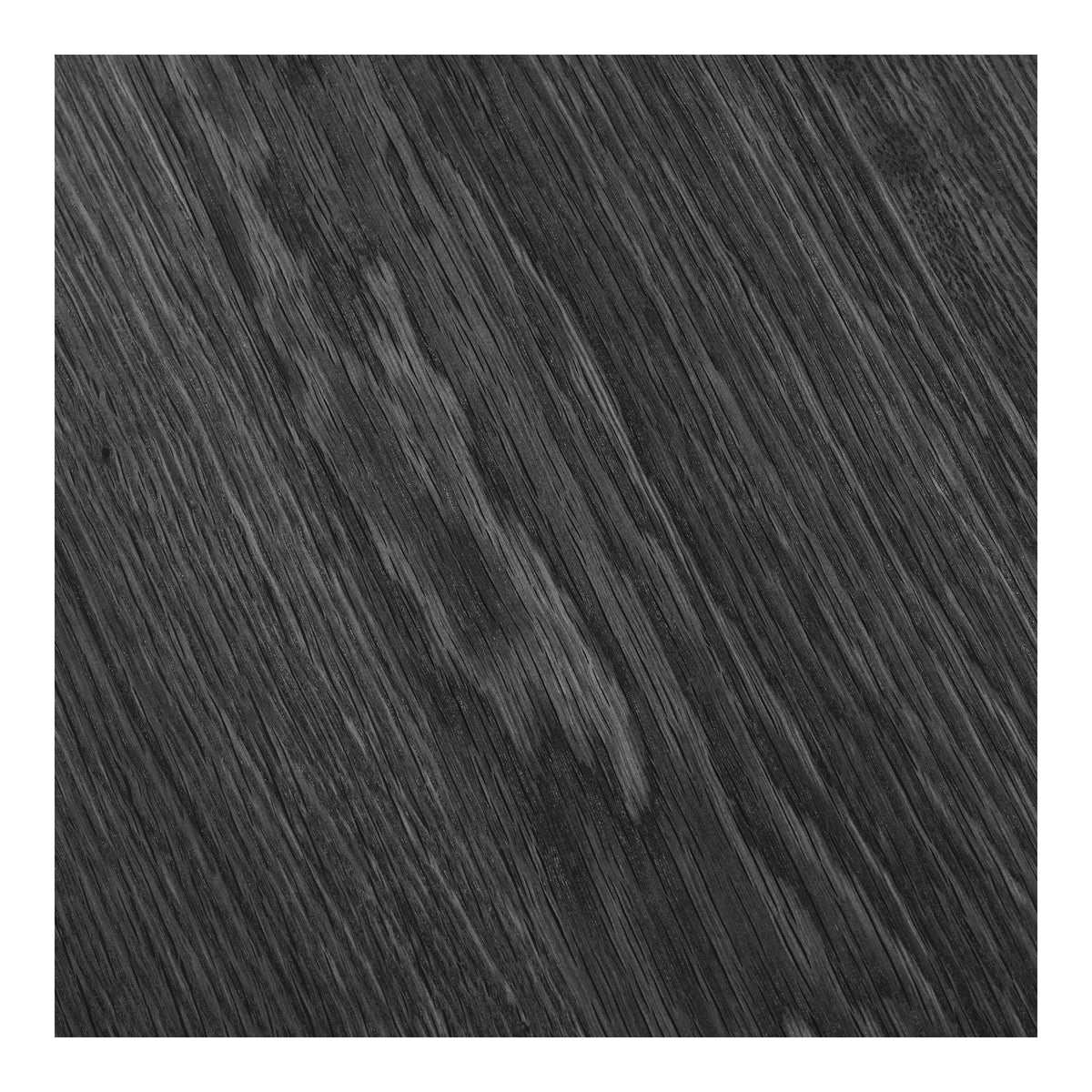 Masă de dining, furnir de stejar, negru, include trei extensii, ø120x120-160-200-240x75 cm