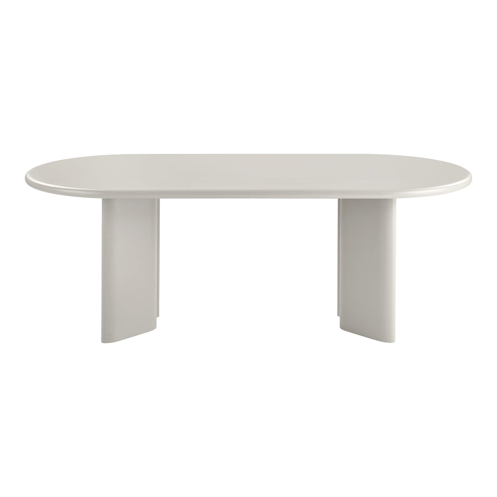 Masă de dining, nisipiu, 100x220x75 cm
