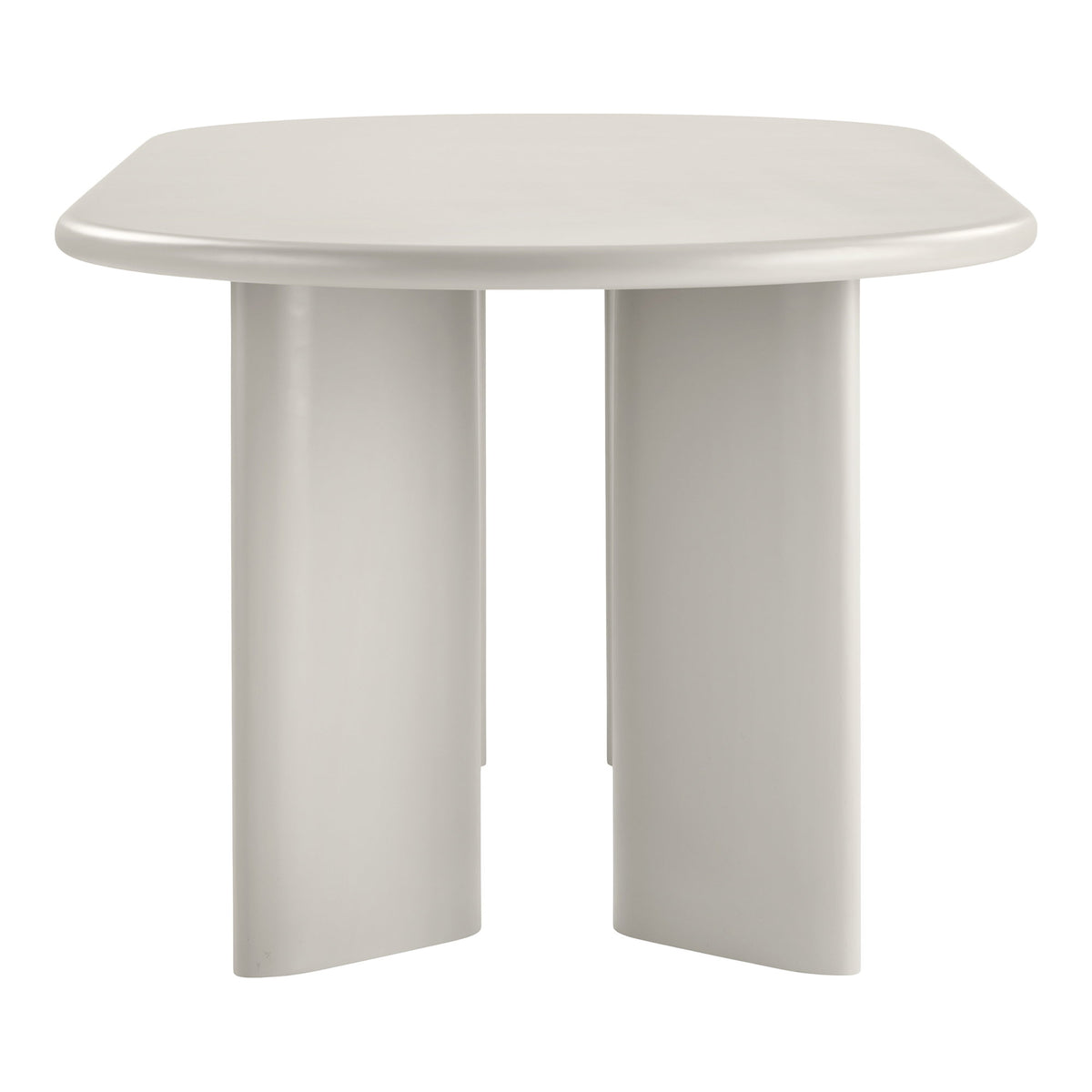 Masă de dining, nisipiu, 100x220x75 cm
