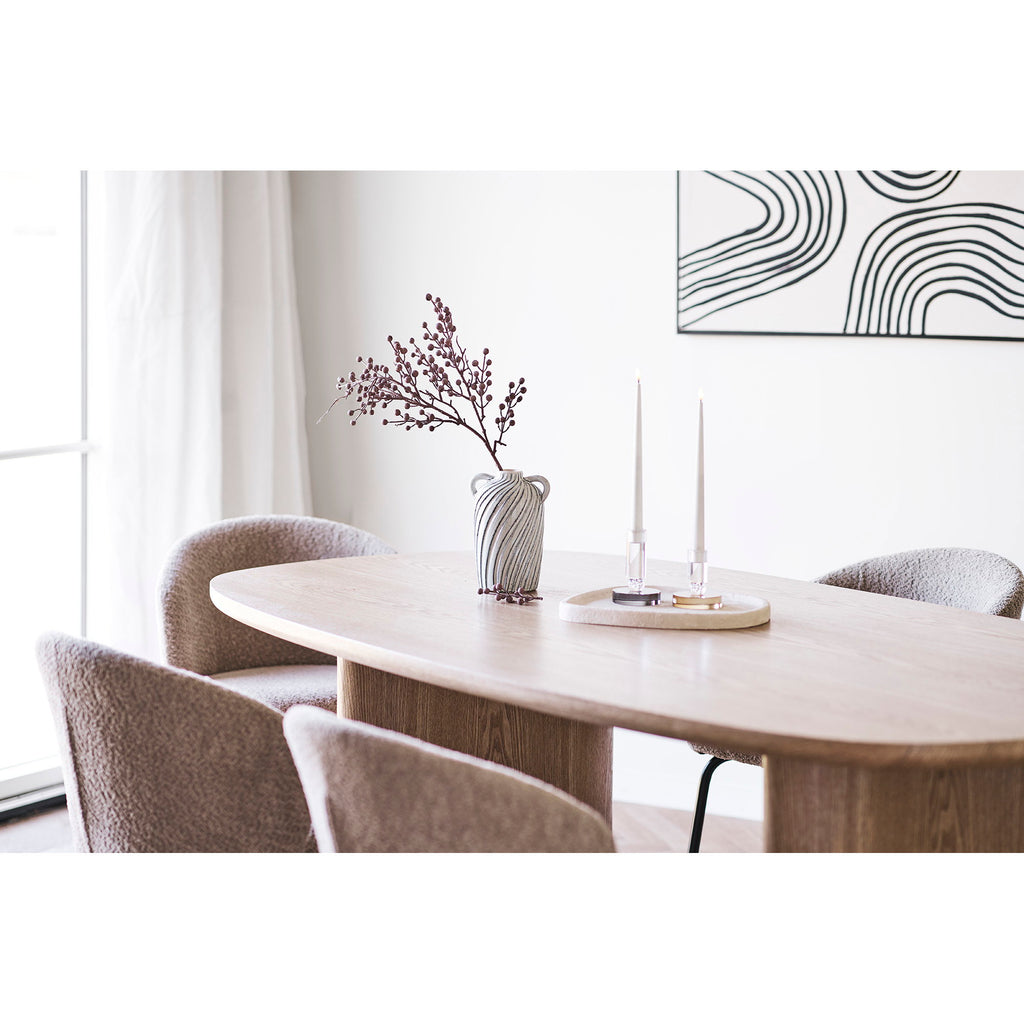 Masă de dining, frasin, 110x210x75 cm