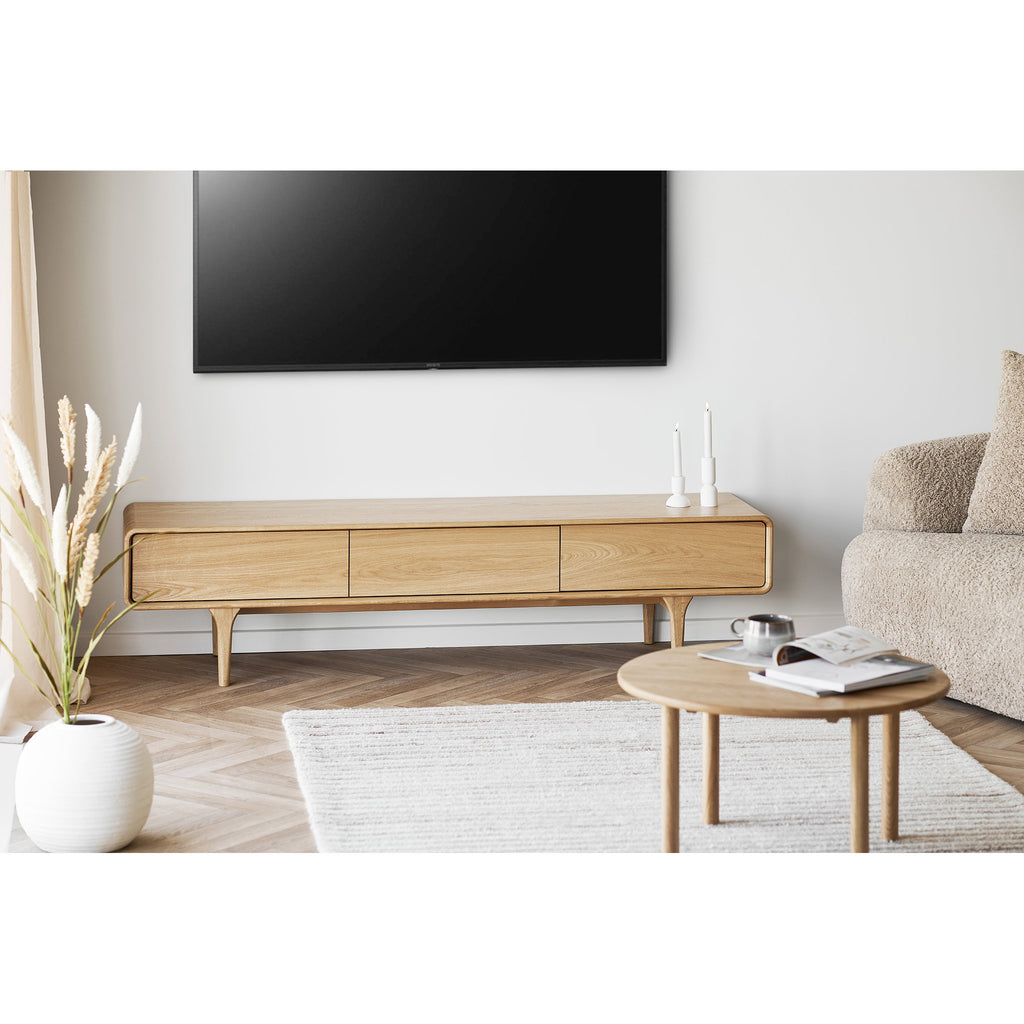 Comodă TV, stejar, natur, 180x45x45 cm