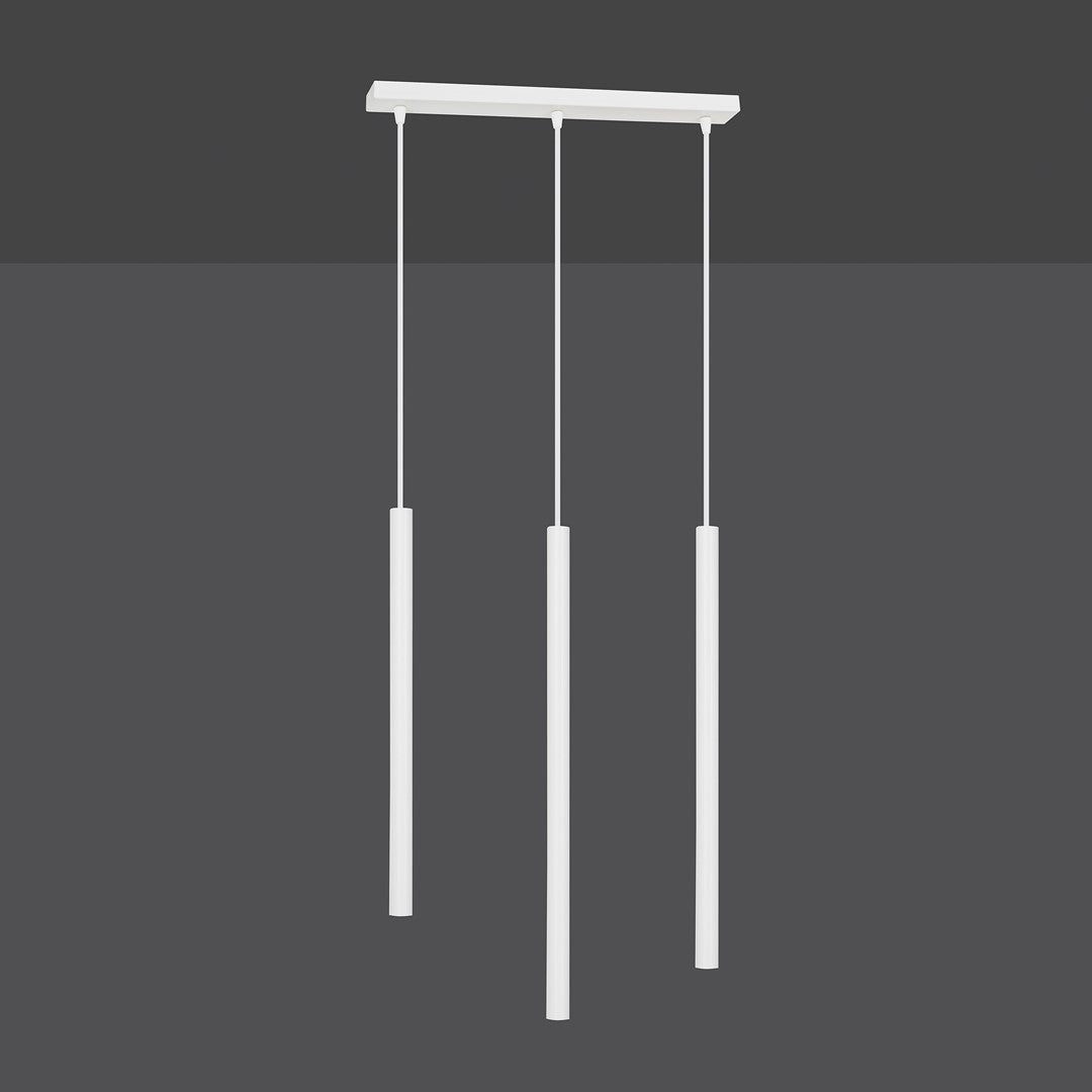 Lampa suspendata alba 3 lumini Selter