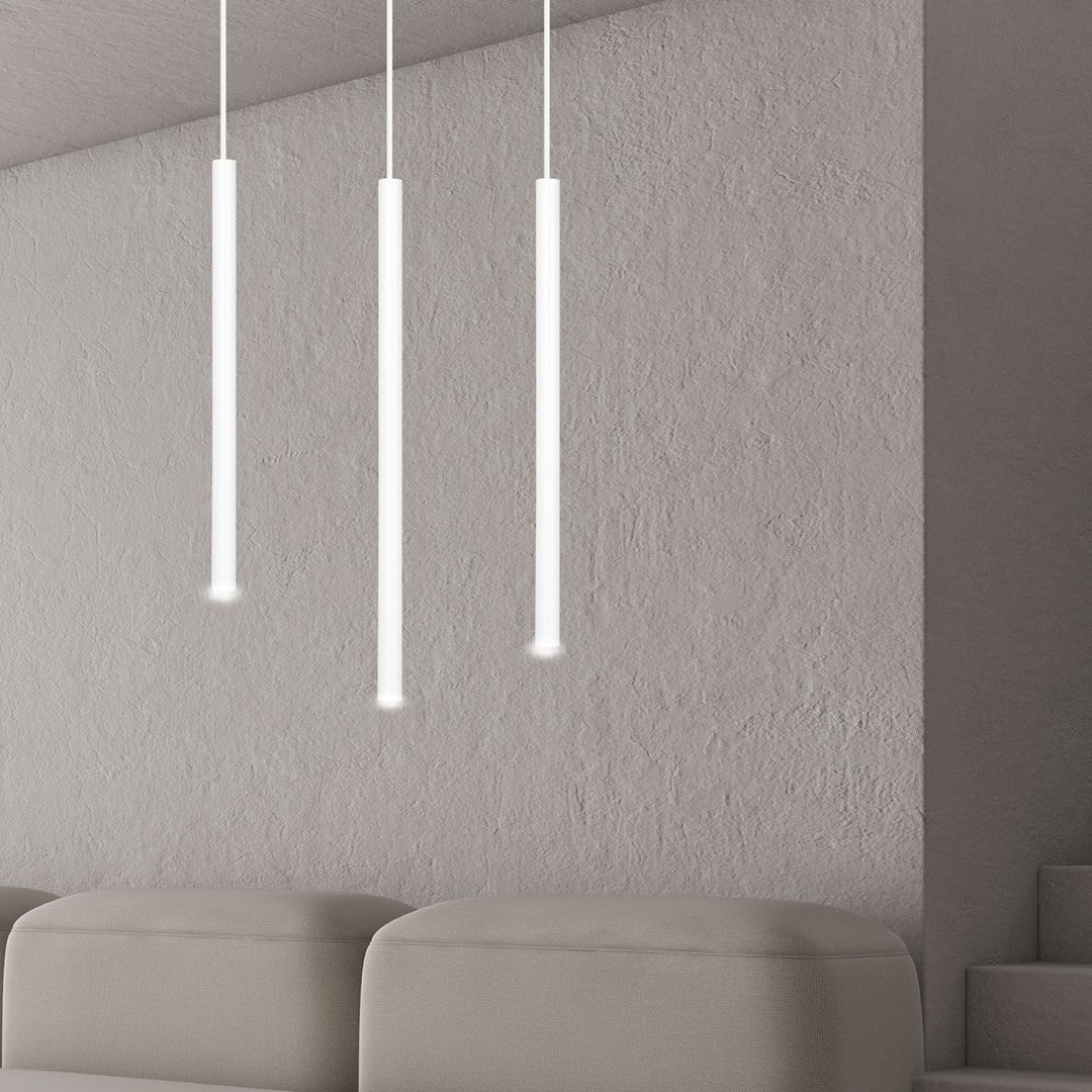 Lampa suspendata alba 3 lumini Selter