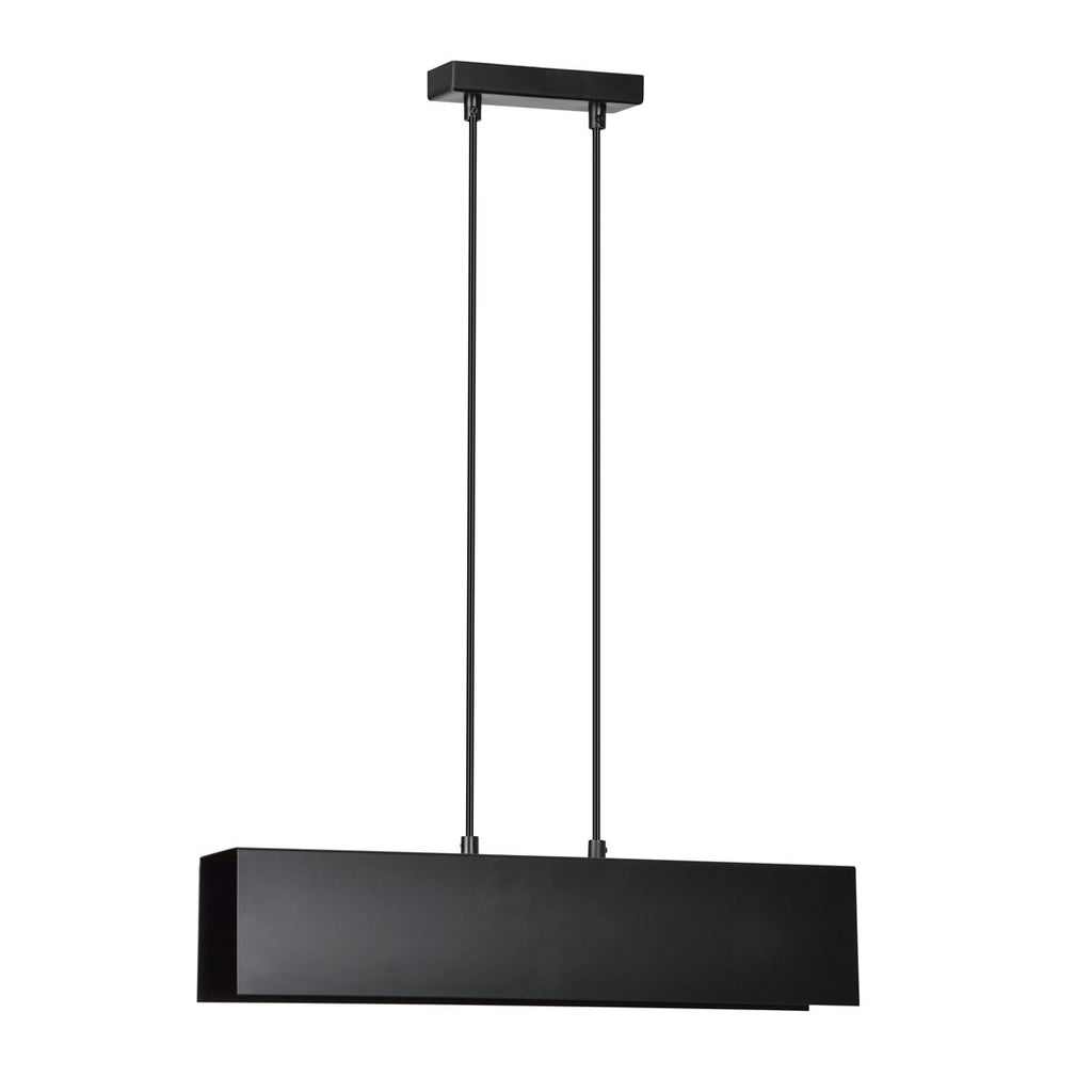 Lampa suspendata metalica neagra Gentor