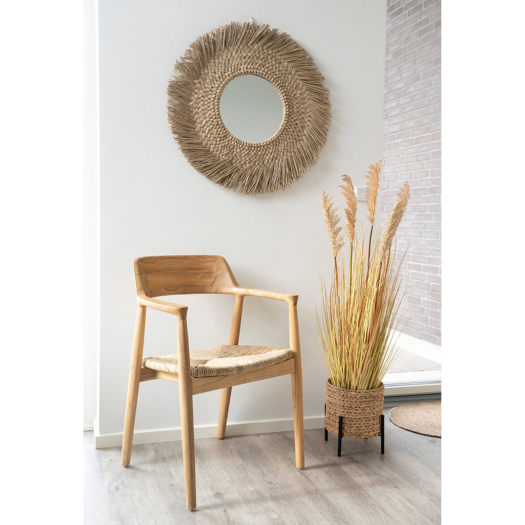 Scaun de dining, lemn de sungkai, natur, 58x56x78 cm