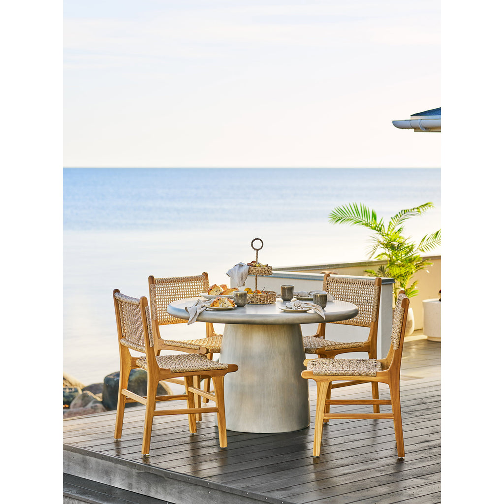 Scaun de dining, tec, natur