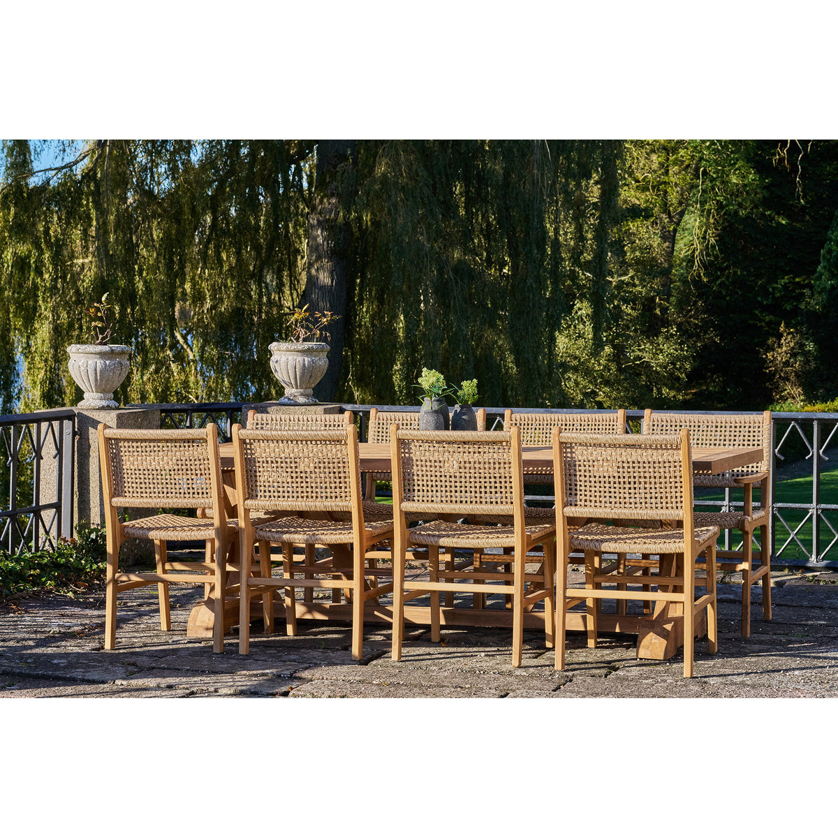 Scaun de dining, tec, natur