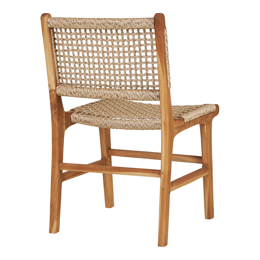 Scaun de dining, tec, natur
