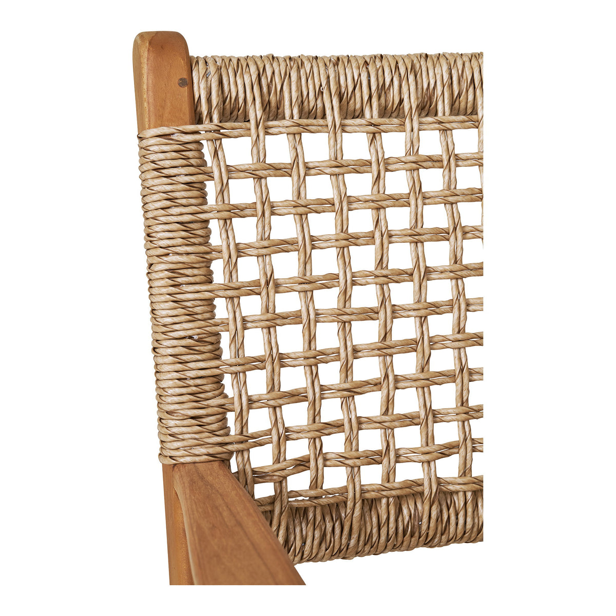 Scaun de dining cu cotiere, tec, natur