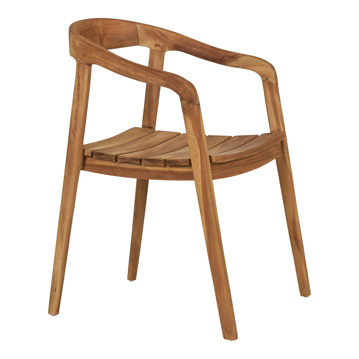 Scaun de dining, tec, natur
