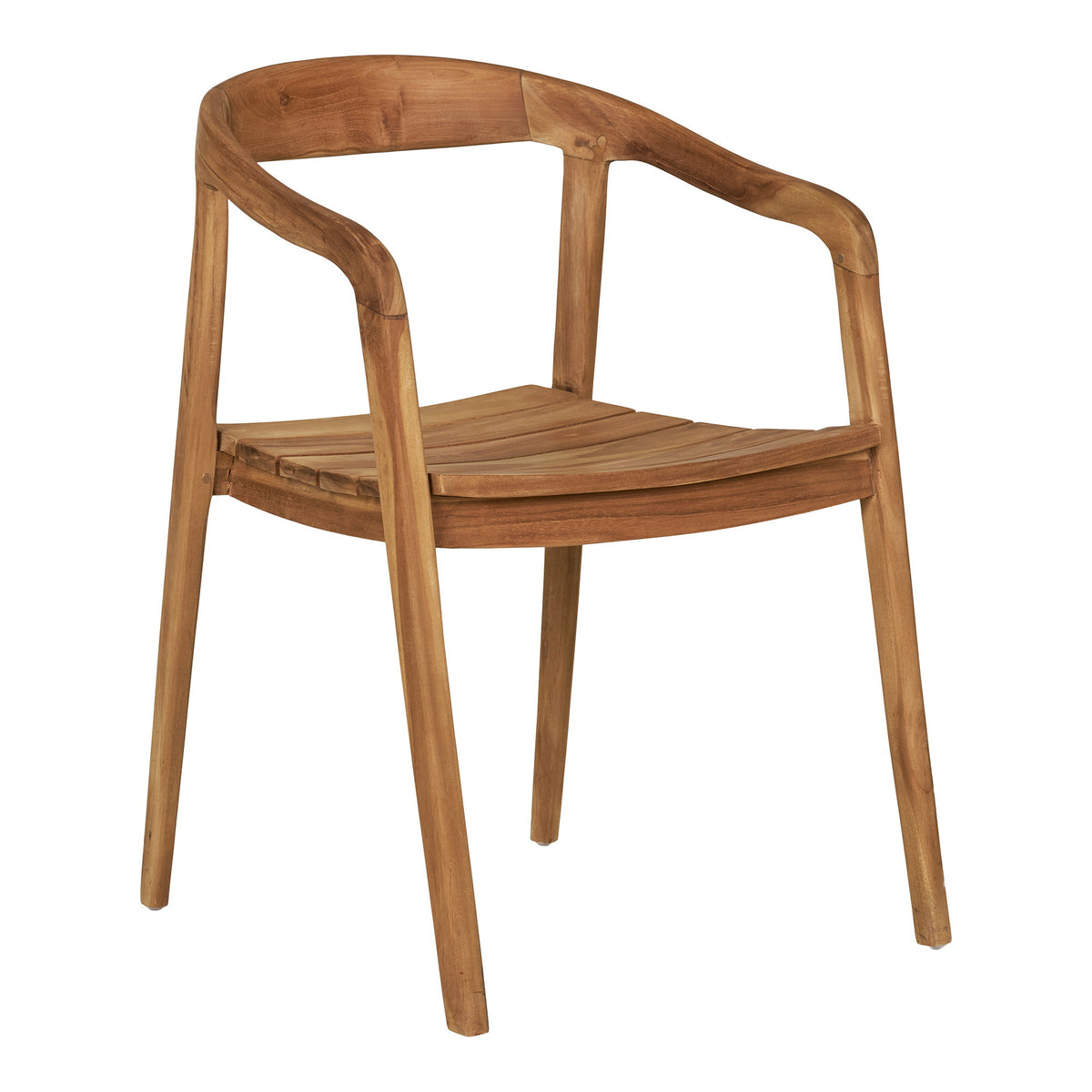 Scaun de dining, tec, natur