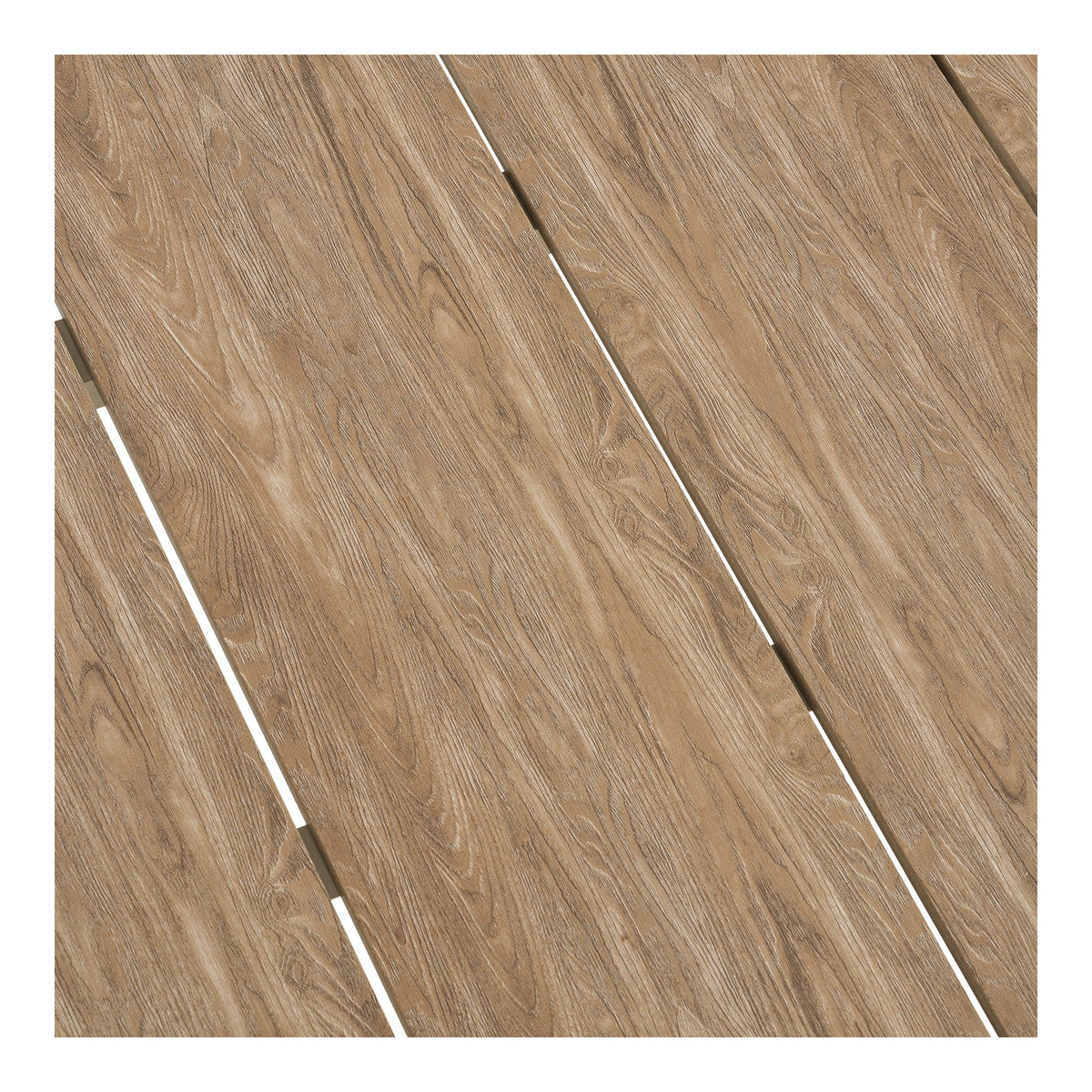 Masă de dining, aluminiu/material nonwood, nisipiu/natur, 100x200x74 cm