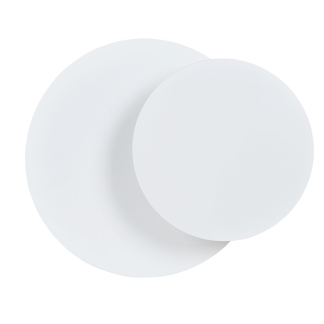 Aplica de perete metalica alba Circle