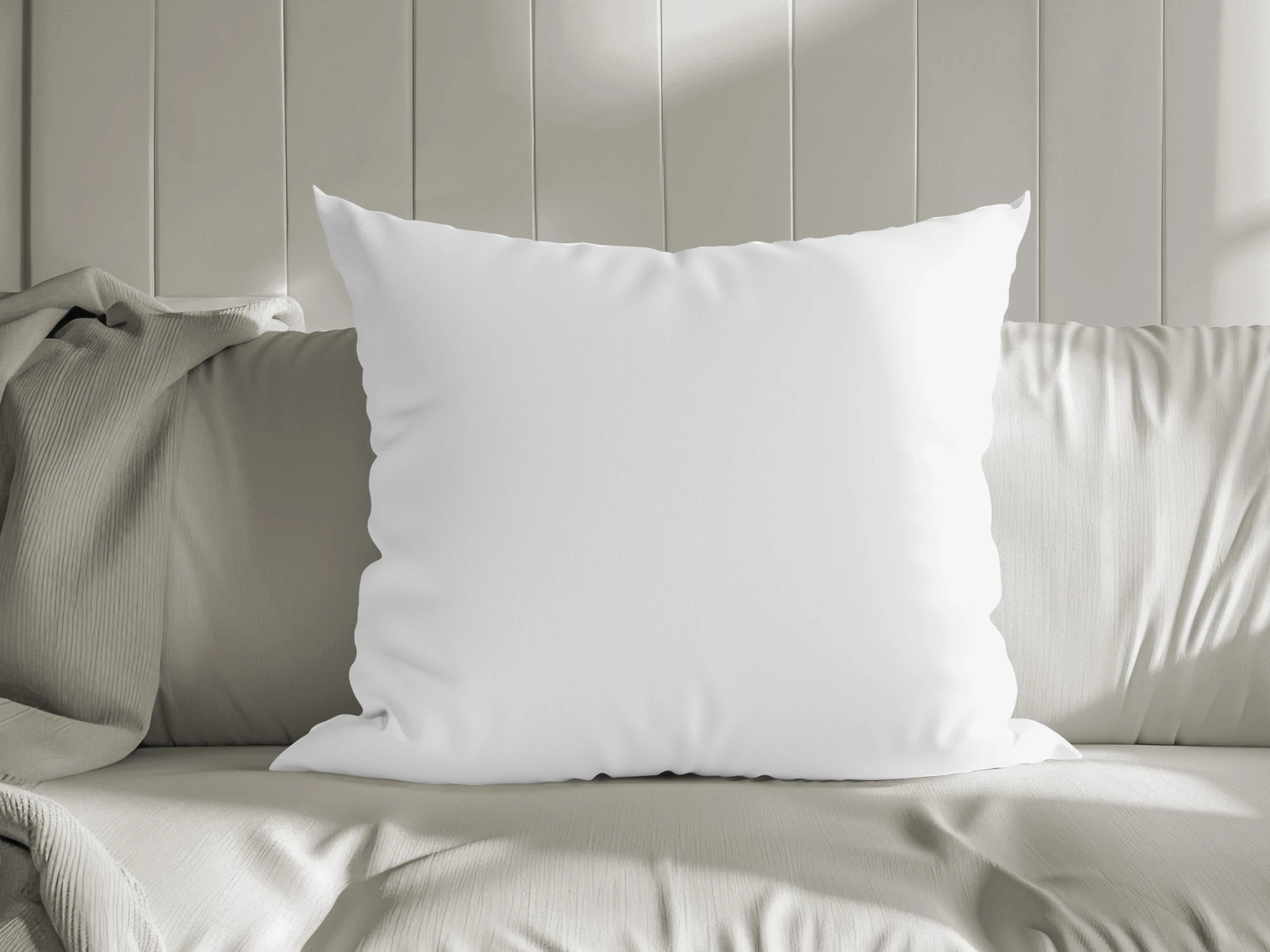 Perna cu puf si pene 70x70 cm Somnease